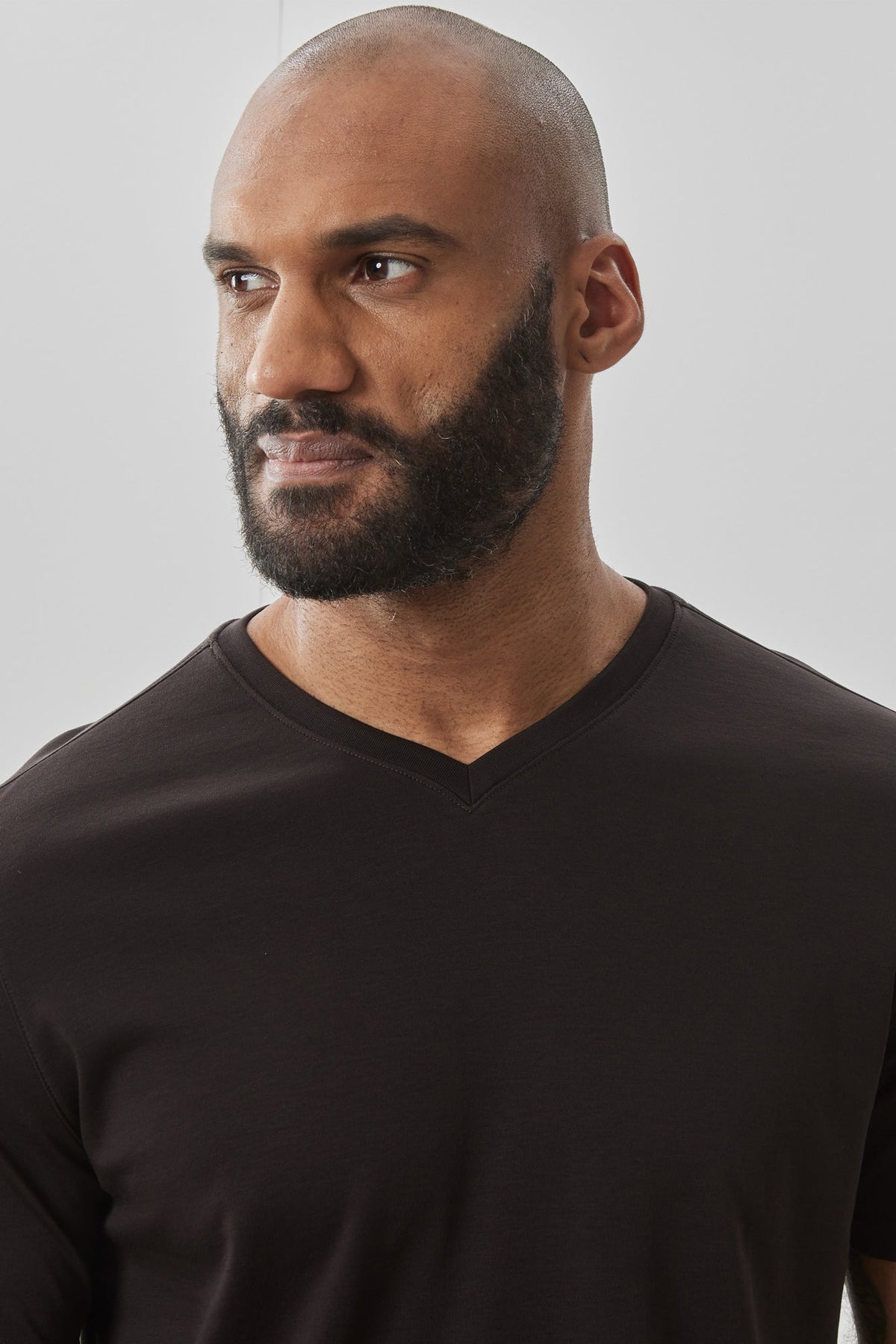T-shirt à manches courtes pour homme par Robert Barakett | 23336V Georgia Chocolat foncé | Machemise.ca, vêtements mode pour hommes