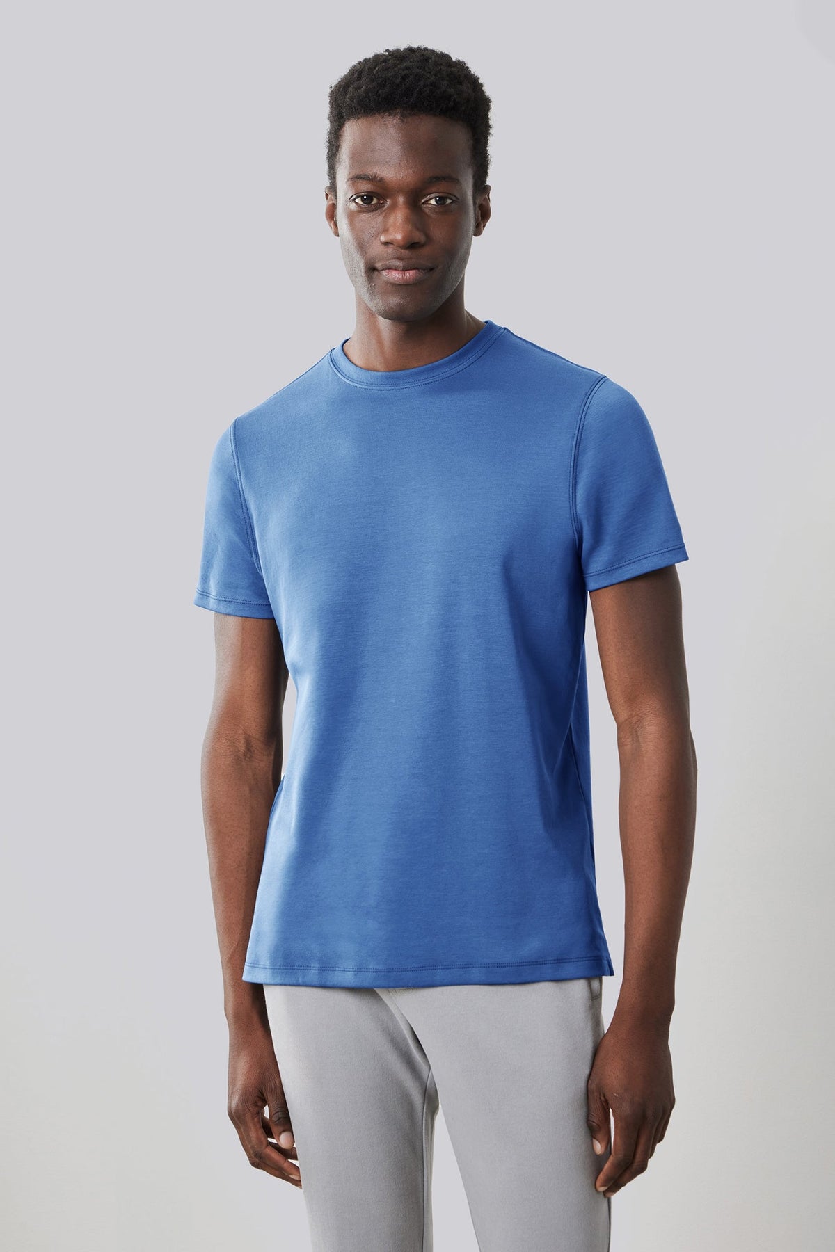 T-shirt à manches courtes pour homme par Robert Barakett | 23336 Georgia Bijoux Bleu | Machemise.ca, vêtements mode pour hommes