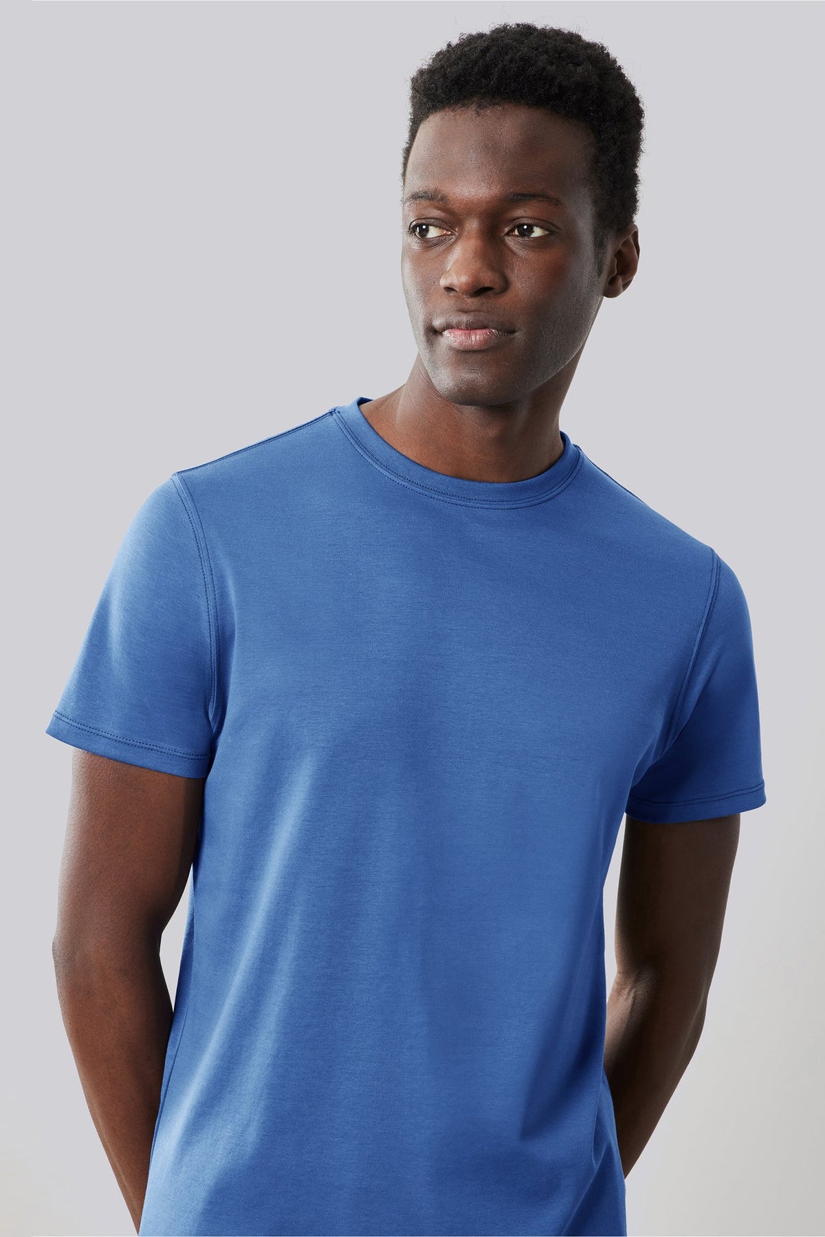 T-shirt à manches courtes pour homme par Robert Barakett | 23336 Georgia Bijoux Bleu | Machemise.ca, vêtements mode pour hommes