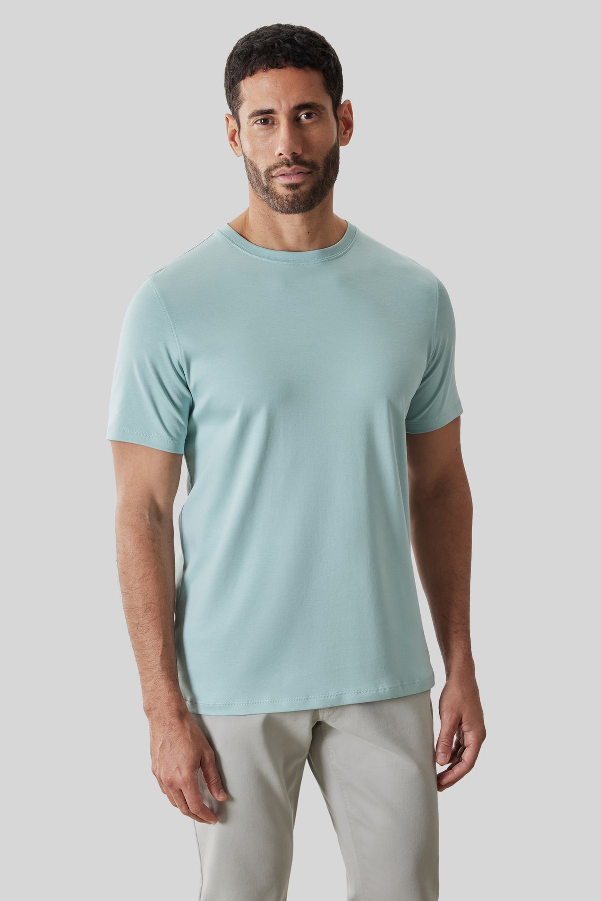 T-Shirt pour homme par Robert Barakett | 23336 Georgia Brume Aquatique | Machemise.ca, vêtements mode pour hommes