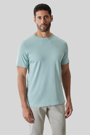 T-Shirt pour homme par Robert Barakett | 23336 Georgia Brume Aquatique | Machemise.ca, vêtements mode pour hommes