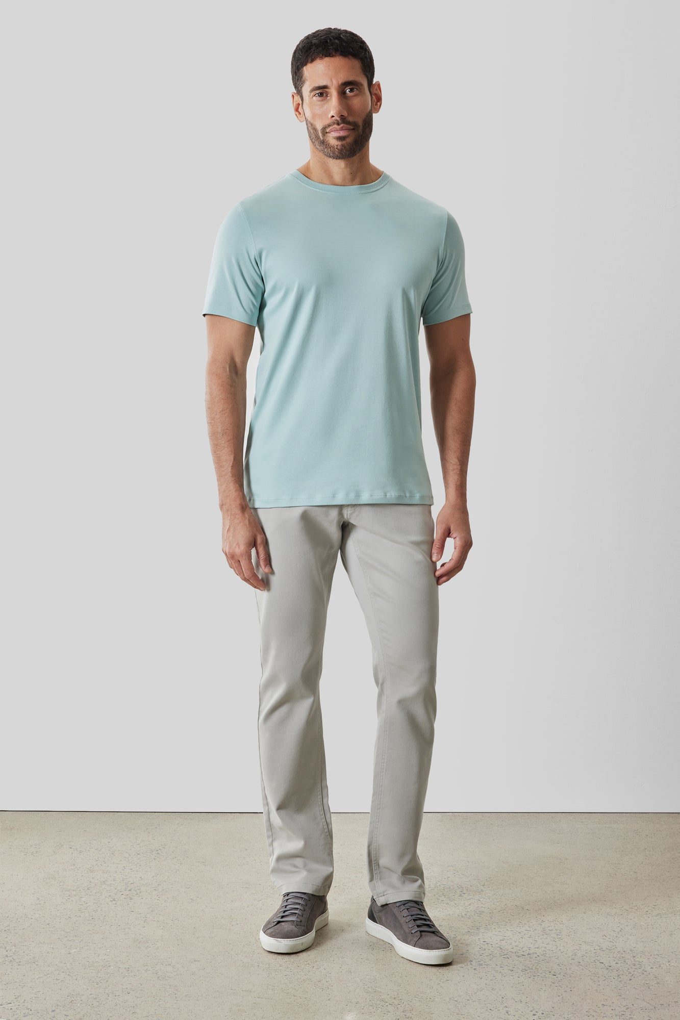 T-Shirt pour homme par Robert Barakett | 23336 Georgia Brume Aquatique | Machemise.ca, vêtements mode pour hommes