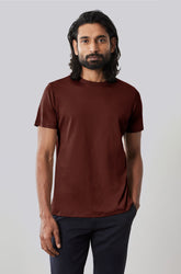 T-shirt à manches courtes pour homme par Robert Barakett | 23336 Georgia Rouge Foncé | Machemise.ca, vêtements mode pour hommes