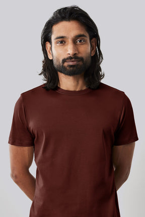 T-shirt à manches courtes pour homme par Robert Barakett | 23336 Georgia Rouge Foncé | Machemise.ca, vêtements mode pour hommes