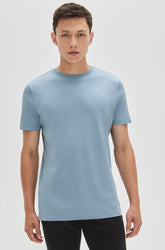 T-shirt à manches courtes pour homme par Robert Barakett | 23336 Georgia Bleu Fumé | Machemise.ca, vêtements mode pour hommes