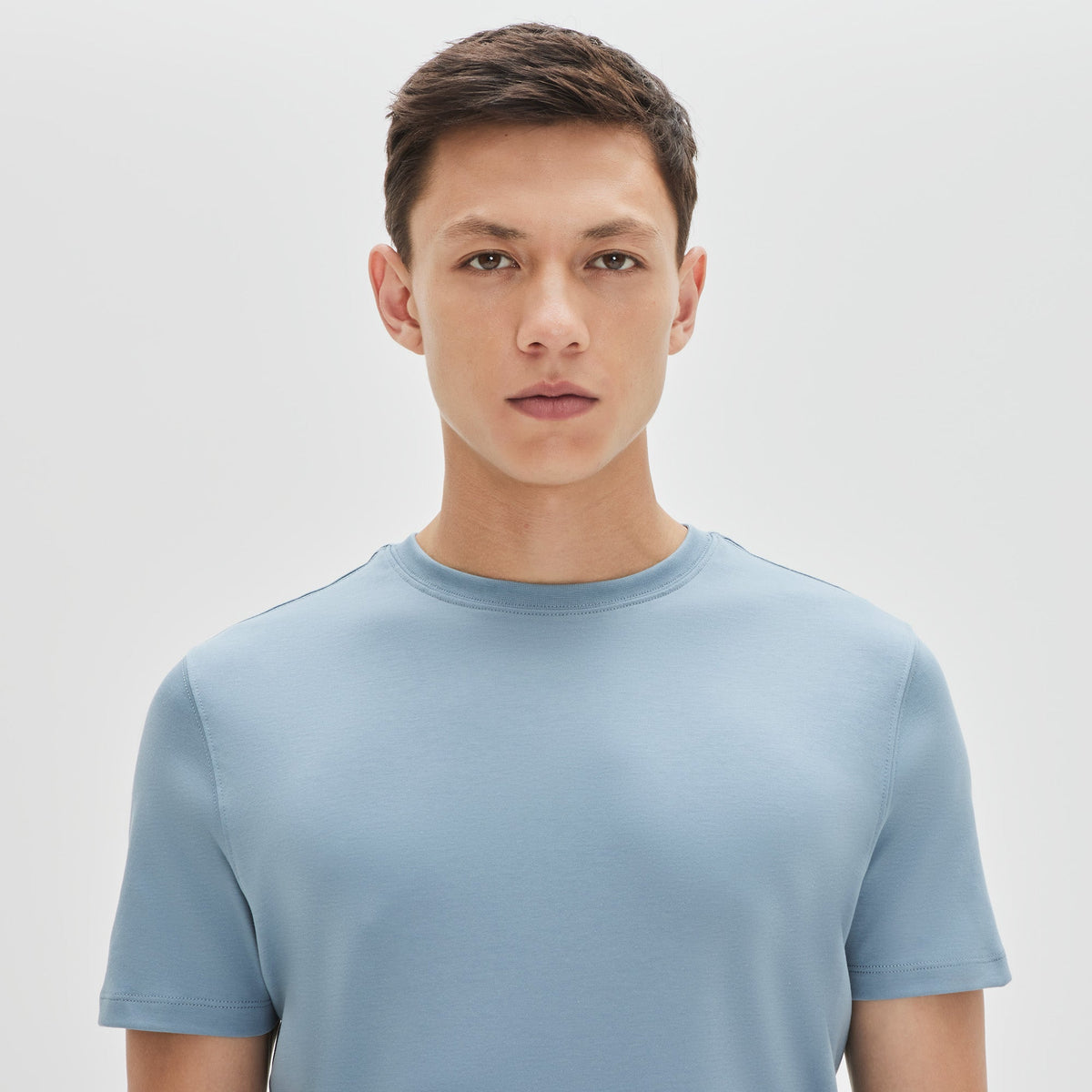 T-shirt à manches courtes pour homme par Robert Barakett | 23336 Georgia Bleu Fumé | Machemise.ca, vêtements mode pour hommes
