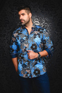 Chemise manches longues en Knit pour homme par Au Noir | AMBROSIA Olive | Machemise.ca, inventaire complet de la marque Au Noir