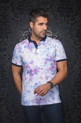 Polo pour homme par Au Noir | ANZIO Fuchsia | Machemise.ca, inventaire complet de la marque Au Noir