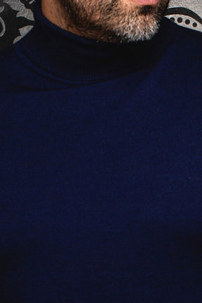 Chandail col roulé en laine mérino pour homme par Au Noir | ARKANES Marine | Machemise.ca, inventaire complet de la marque Au Noir