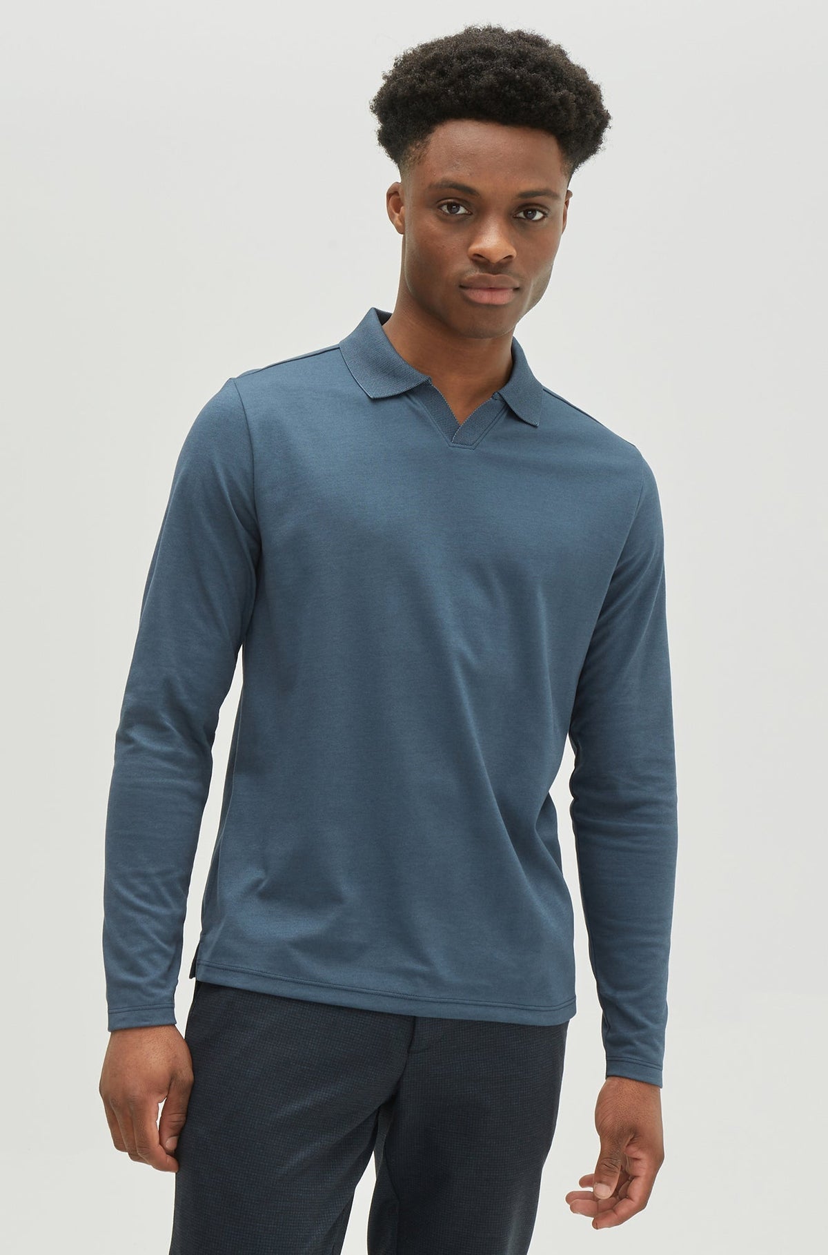 Polo col ouvert pour homme par Robert Barakett | Adison RB22141 Bleu Marine | Boutique Vvög, vêtements mode pour homme et femme
