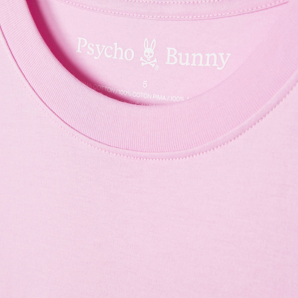 T-Shirt pour homme par Psycho Bunny | Classic B6U014B200 Lavande Pastel | Machemise.ca, vêtements mode pour hommes