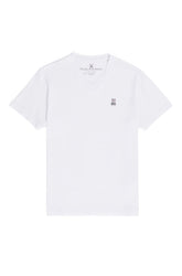 T-Shirt pour homme par Psycho Bunny | Classic B6U100ARPC Blanc | Machemise.ca, vêtements mode pour hommes