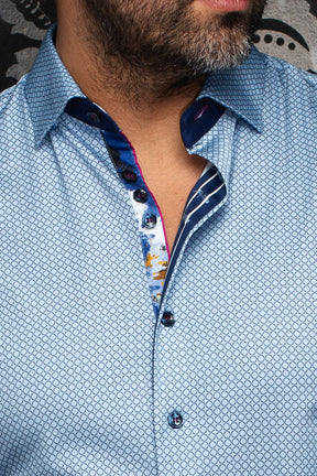 Chemise manches longues pour homme par Au Noir | BARRICADE Bleu Clair | Machemise.ca, inventaire complet de la marque Au Noir