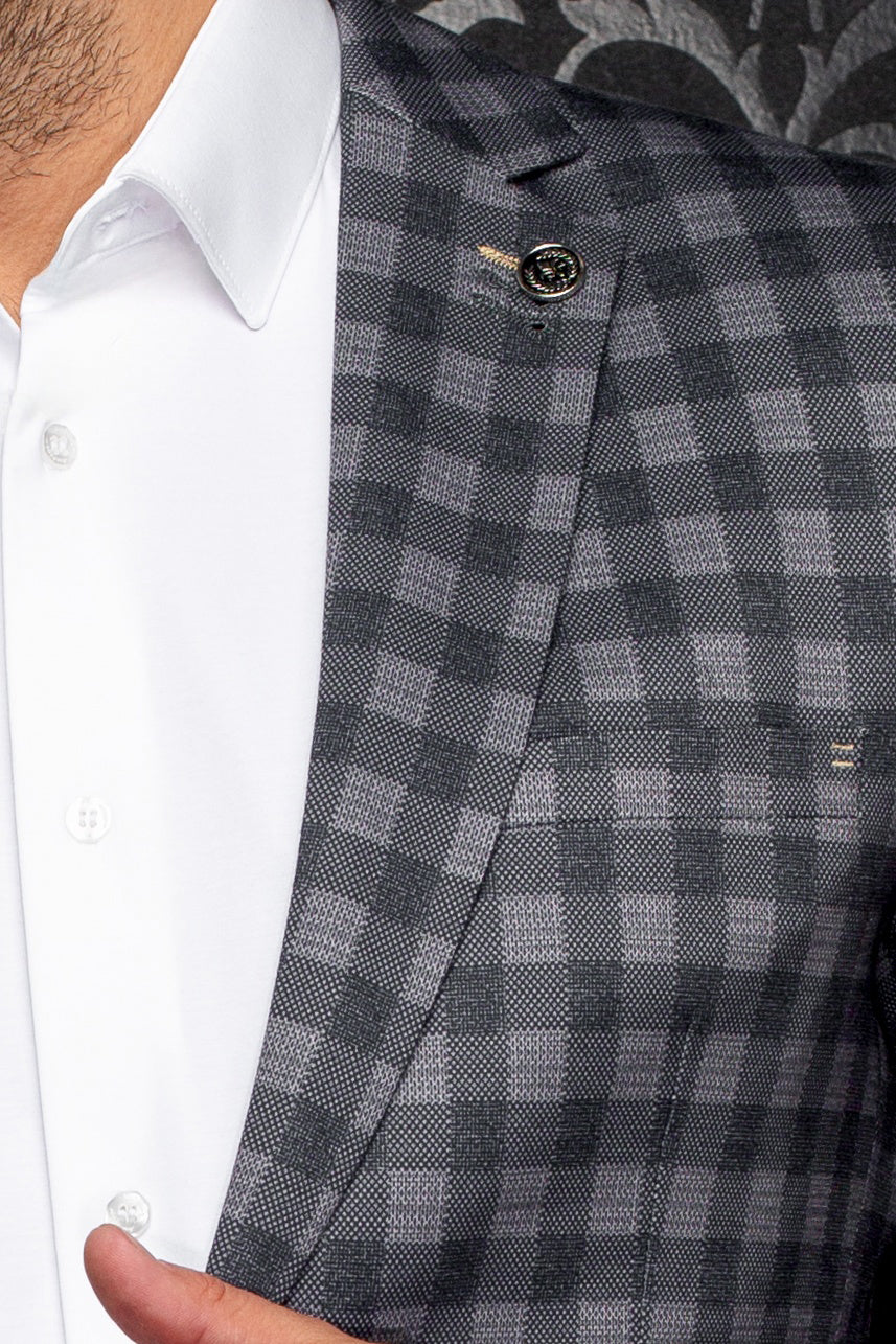 Veston pour homme par Au Noir | BATEMAN Anthracite | Machemise.ca, inventaire complet de la marque Au Noir