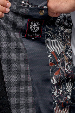 Veston pour homme par Au Noir | BATEMAN Anthracite | Machemise.ca, inventaire complet de la marque Au Noir