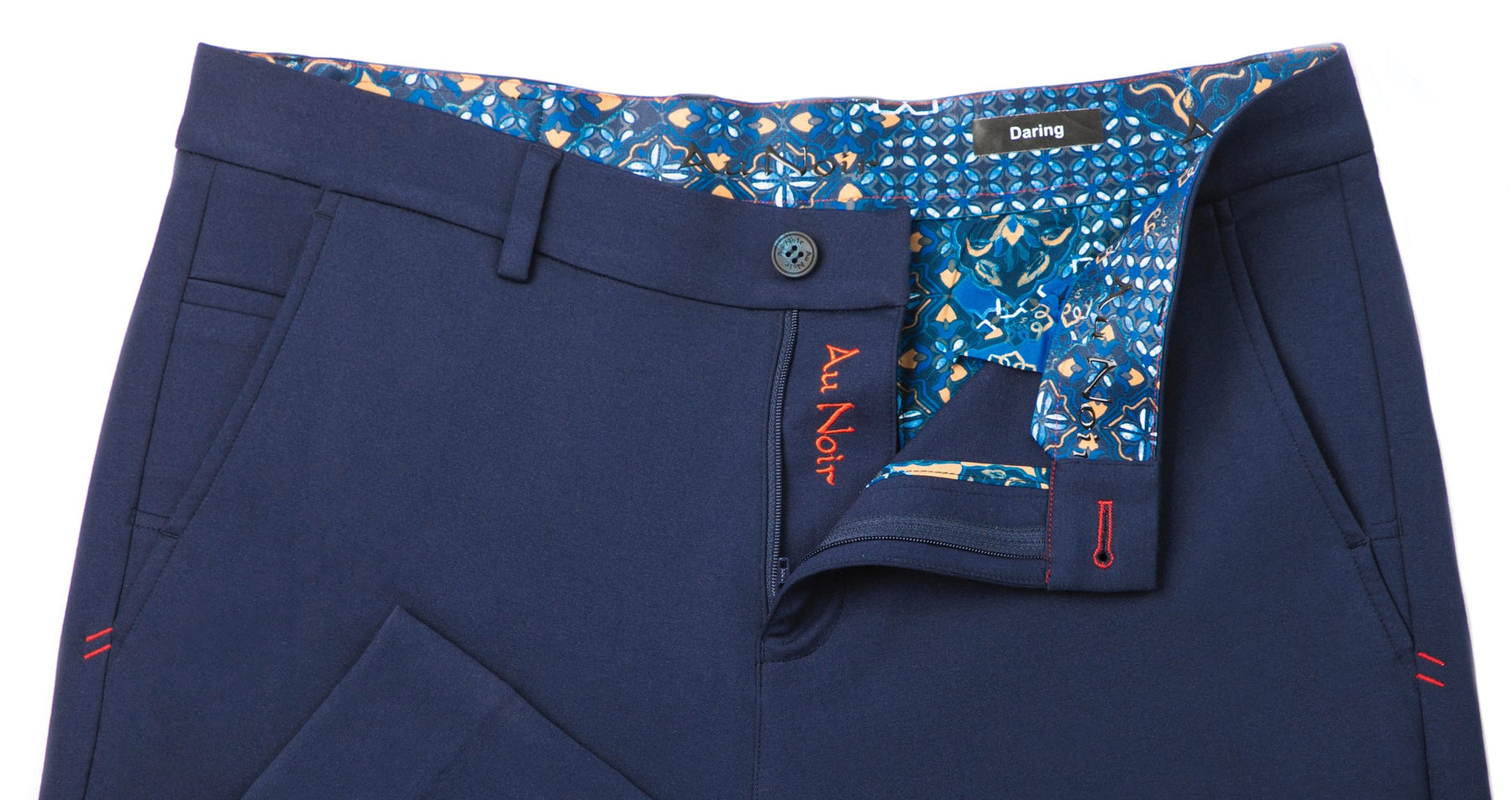 Pantalon pour homme par Au Noir | BERETTA-GIACOMO Minuit | Machemise, inventaire complet de la marque Au Noir