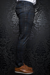 Pantalon pour homme par Au Noir | BERETTA-LEONARDO Noir Indigo | Machemise.ca, inventaire complet de la marque Au Noir