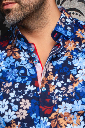 Chemise manches longues en Knit pour homme par Au Noir | BITTERSWEET Marine | Machemise, inventaire complet de la marque Au Noir