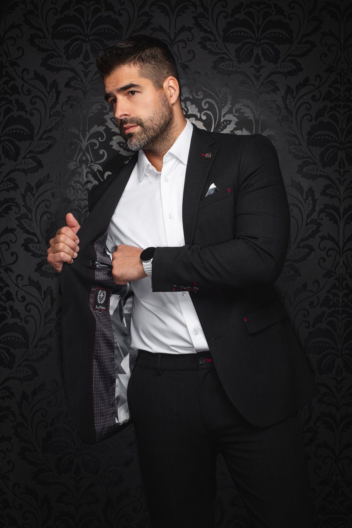 Veston pour homme par Au Noir | BOMER Noir | Machemise.ca, inventaire complet de la marque Au Noir