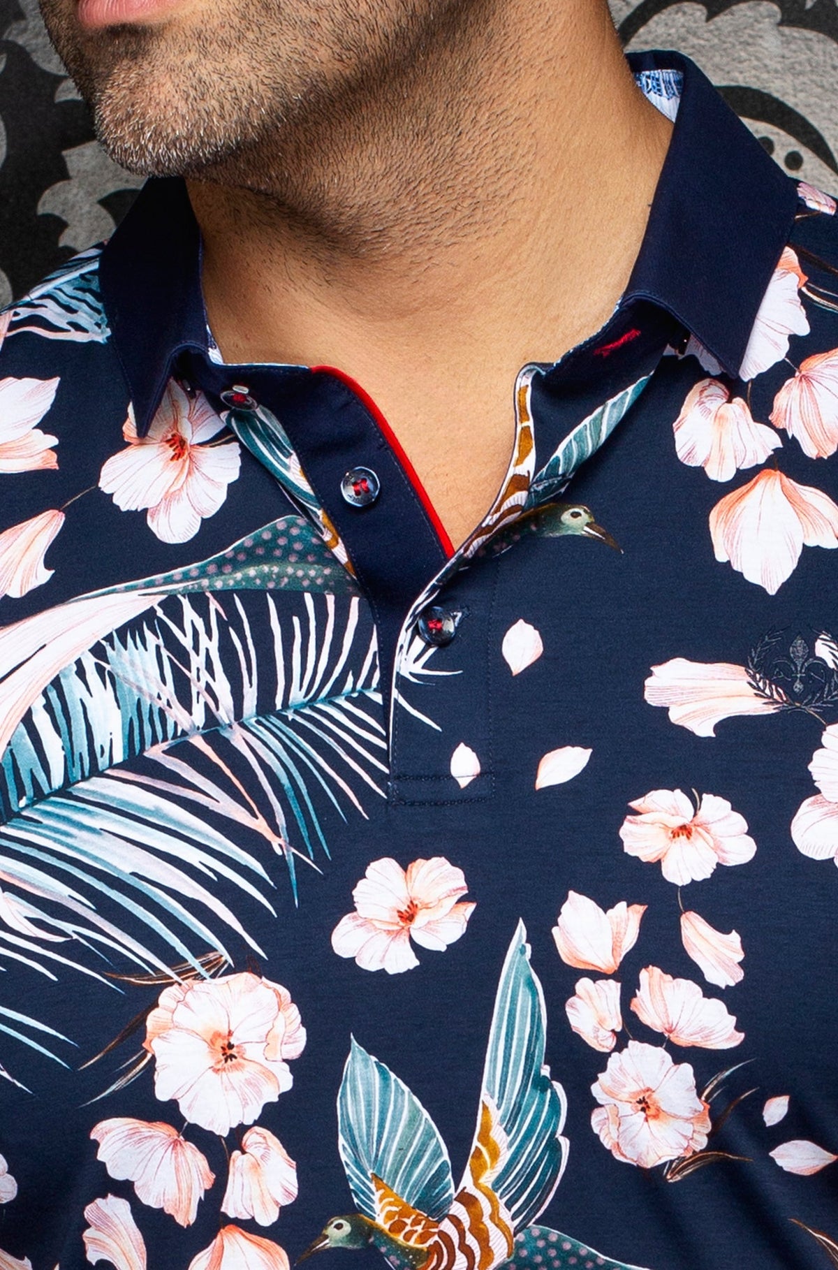 Polo pour homme par Au Noir | CAMPINAS Marine | Machemise.ca, inventaire complet de la marque Au Noir