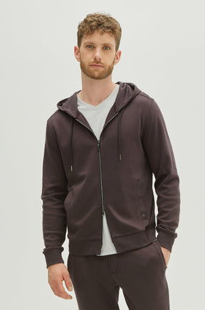 Coton ouaté à fermeture éclair complète pour homme par Robert Barakett | Cortina RB01247 Œuf de Canard | Machemise.ca, vêtements mode pour hommes