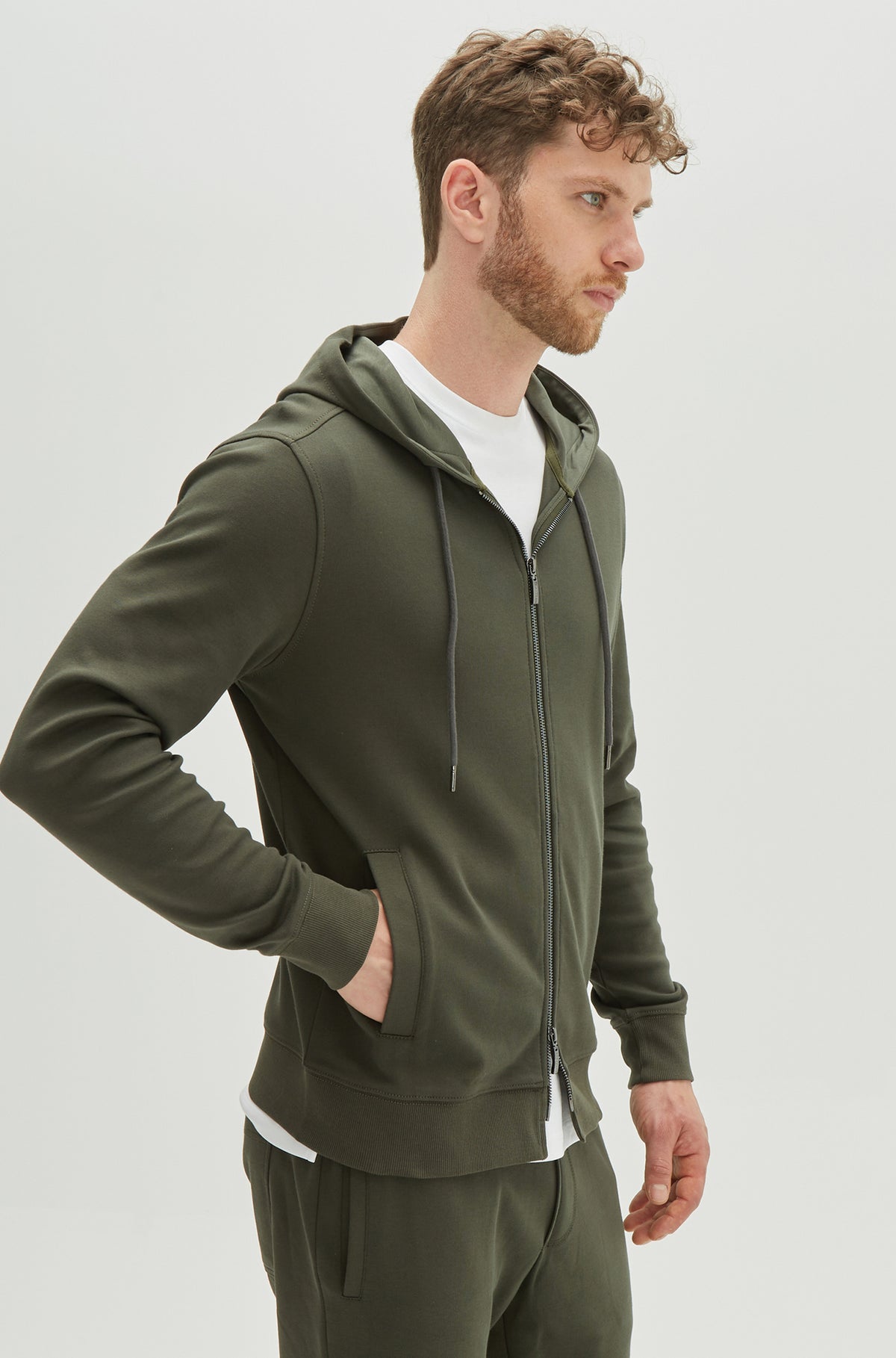 Veste pour homme par Robert Barakett | RB01247 Cortina Soldier Green | Machemise.ca, vêtements mode pour hommes