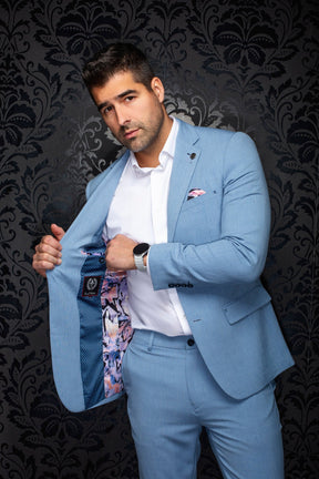 Veston pour homme par Au Noir | DAXX Céruléen | Machemise.ca, inventaire complet de la marque Au Noir