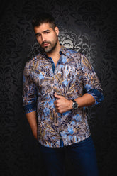 Chemise manches longues en Knit pour homme par Au Noir | DEVEREAUX Gris | Machemise, inventaire complet de la marque Au Noir