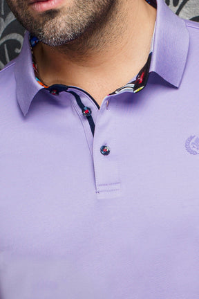 Polo pour homme par Au Noir | EAGLE Lavande | Machemise, inventaire complet de la marque Au Noir