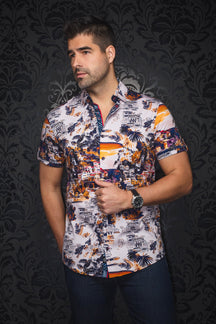 Chemise manches courtes en Knit pour homme par Au Noir | ELSTER(SS) Pierre | Machemise, inventaire complet de la marque Au Noir