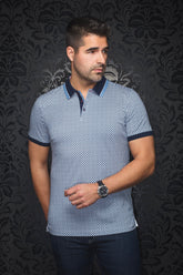 Polo pour homme par Au Noir | FAIRMONT Blanc Marine | Machemise.ca, inventaire complet de la marque Au Noir