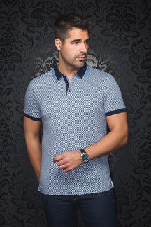 Polo pour homme par Au Noir | FAIRMONT Blanc Marine | Machemise.ca, inventaire complet de la marque Au Noir