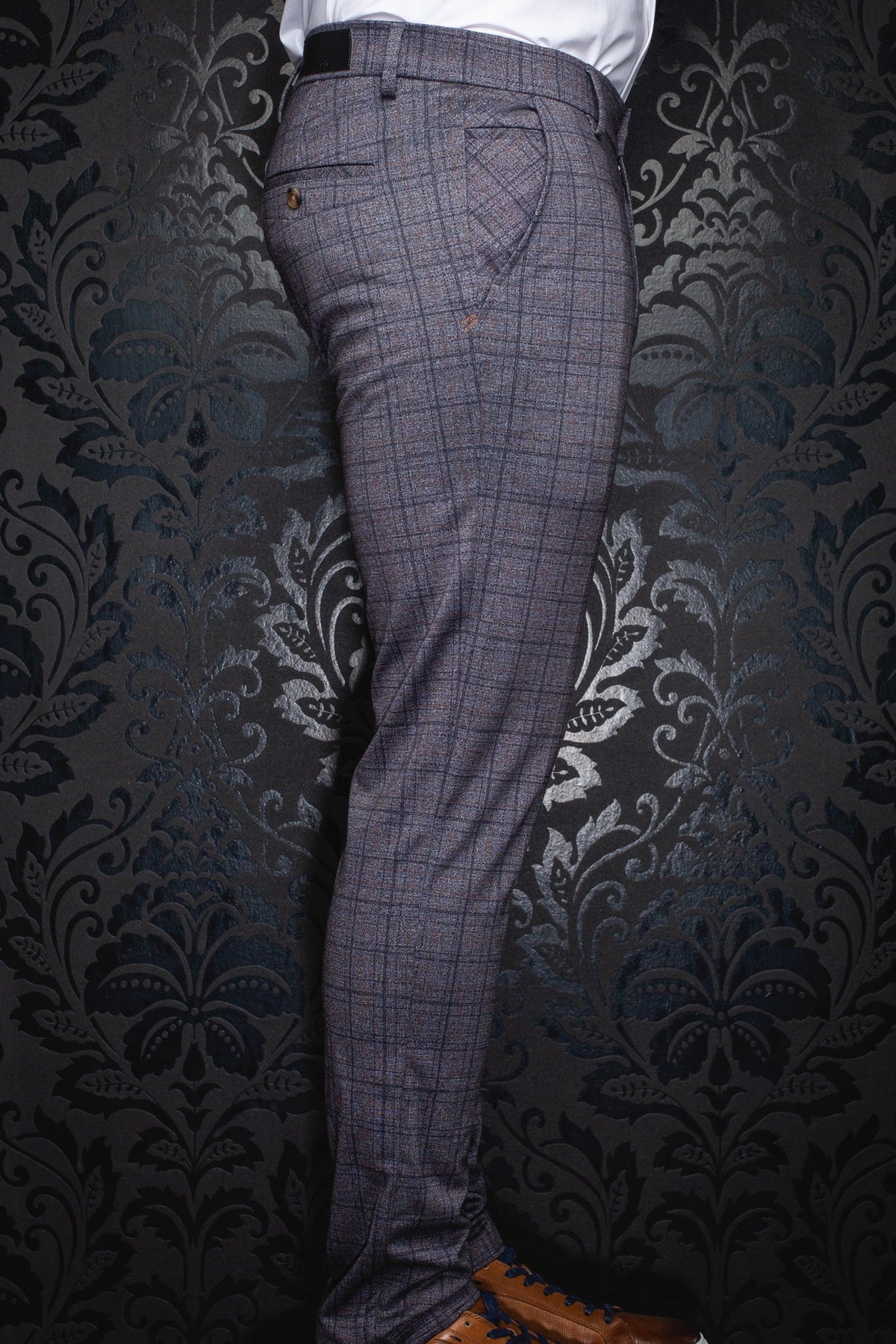Pantalon pour homme par Au Noir | BERETTA-FIENNES Gris | Machemise.ca, inventaire complet de la marque Au Noir