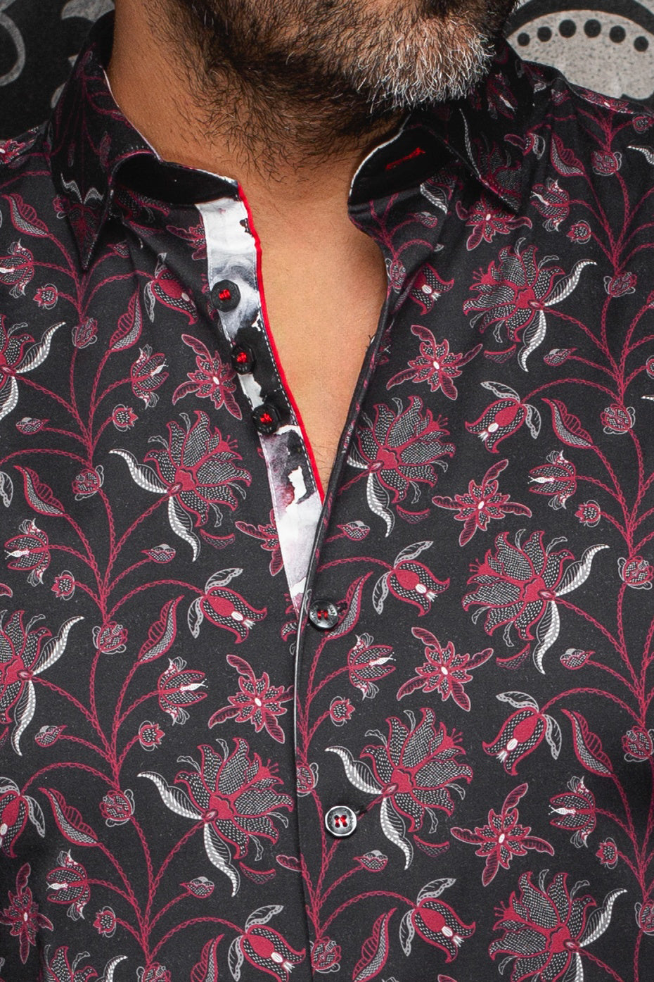 Chemise manches longues pour homme par Au Noir | GALLOWAY Bourgogne | Machemise.ca, inventaire complet de la marque Au Noir