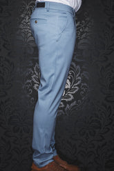 Pantalon pour homme par Au Noir | GLOVER-BERETTA Bleu Clair | Machemise.ca, inventaire complet de la marque Au Noir