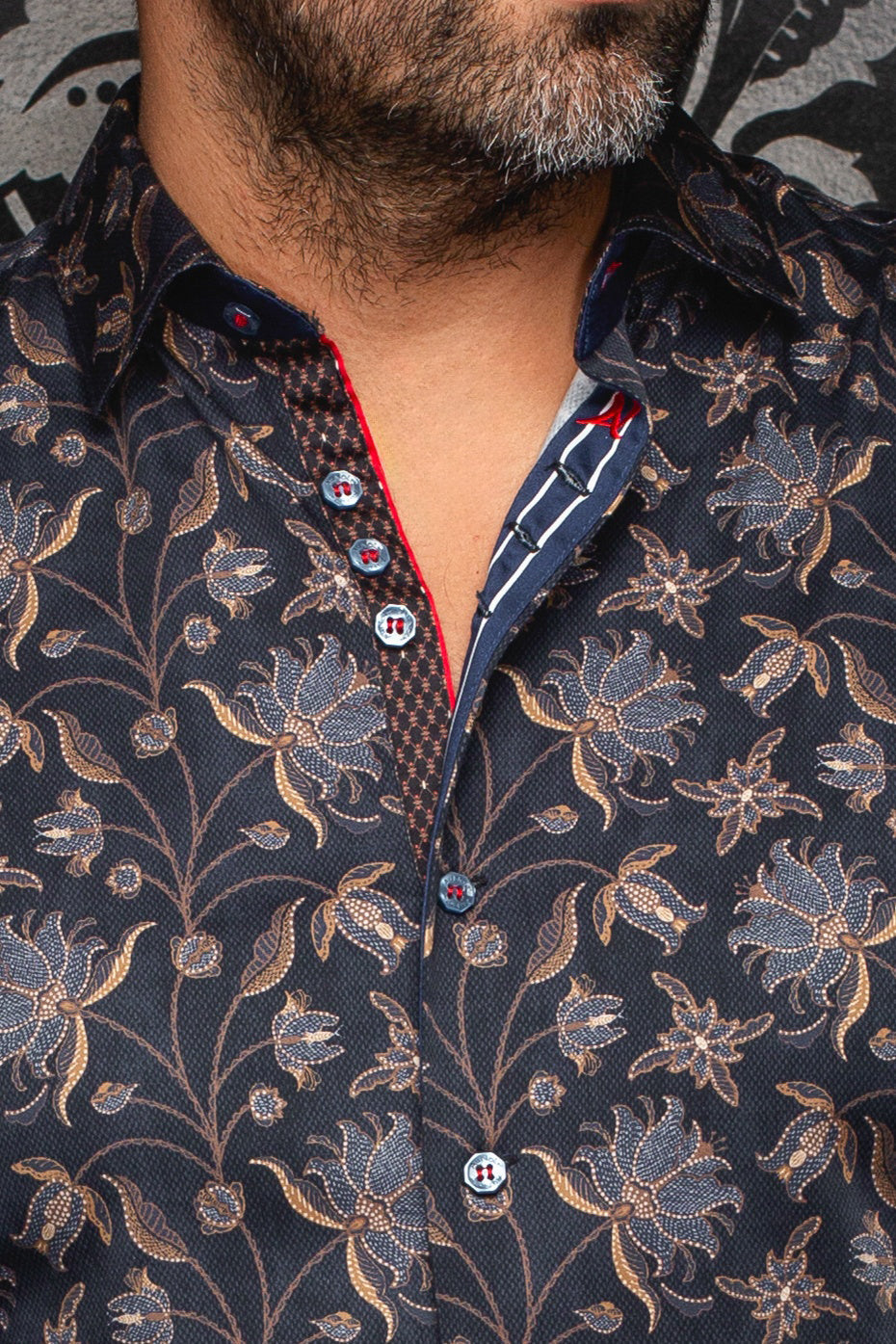 Chemise manches longues pour homme par Au Noir | HARRINGTON Minuit | Machemise.ca, inventaire complet de la marque Au Noir