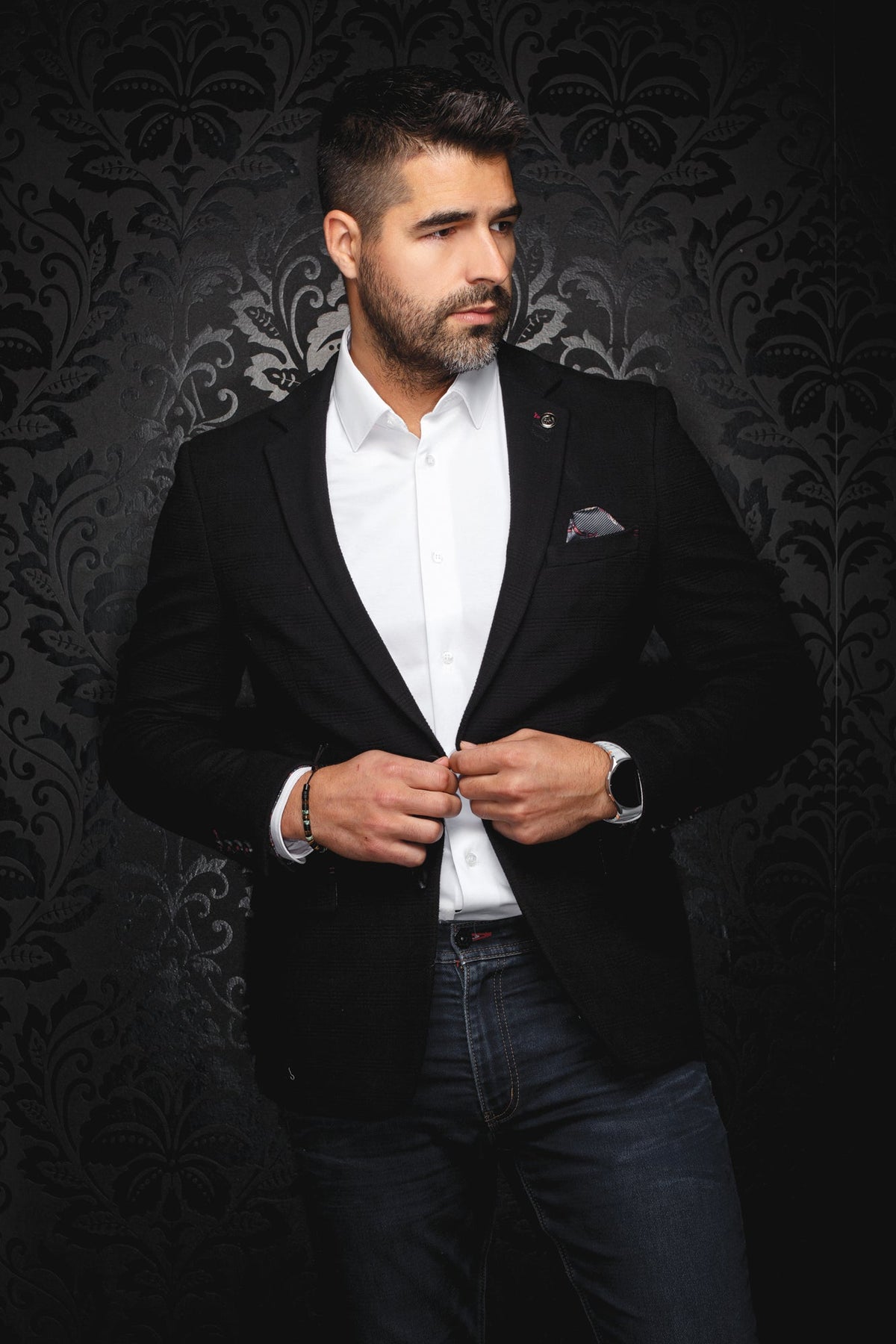 Veston pour homme par Au Noir | HAWKE Noir | Machemise.ca, inventaire complet de la marque Au Noir