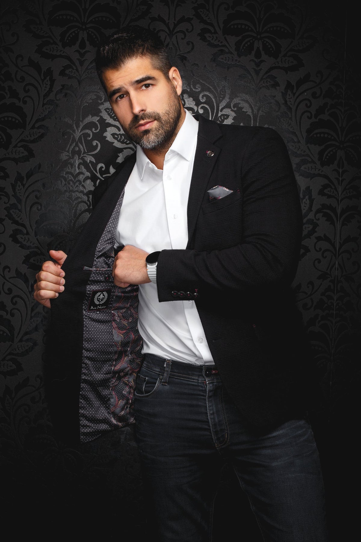 Veston pour homme par Au Noir | HAWKE Noir | Machemise.ca, inventaire complet de la marque Au Noir