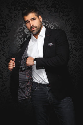 Veston pour homme par Au Noir | HAWKE Noir | Machemise.ca, inventaire complet de la marque Au Noir
