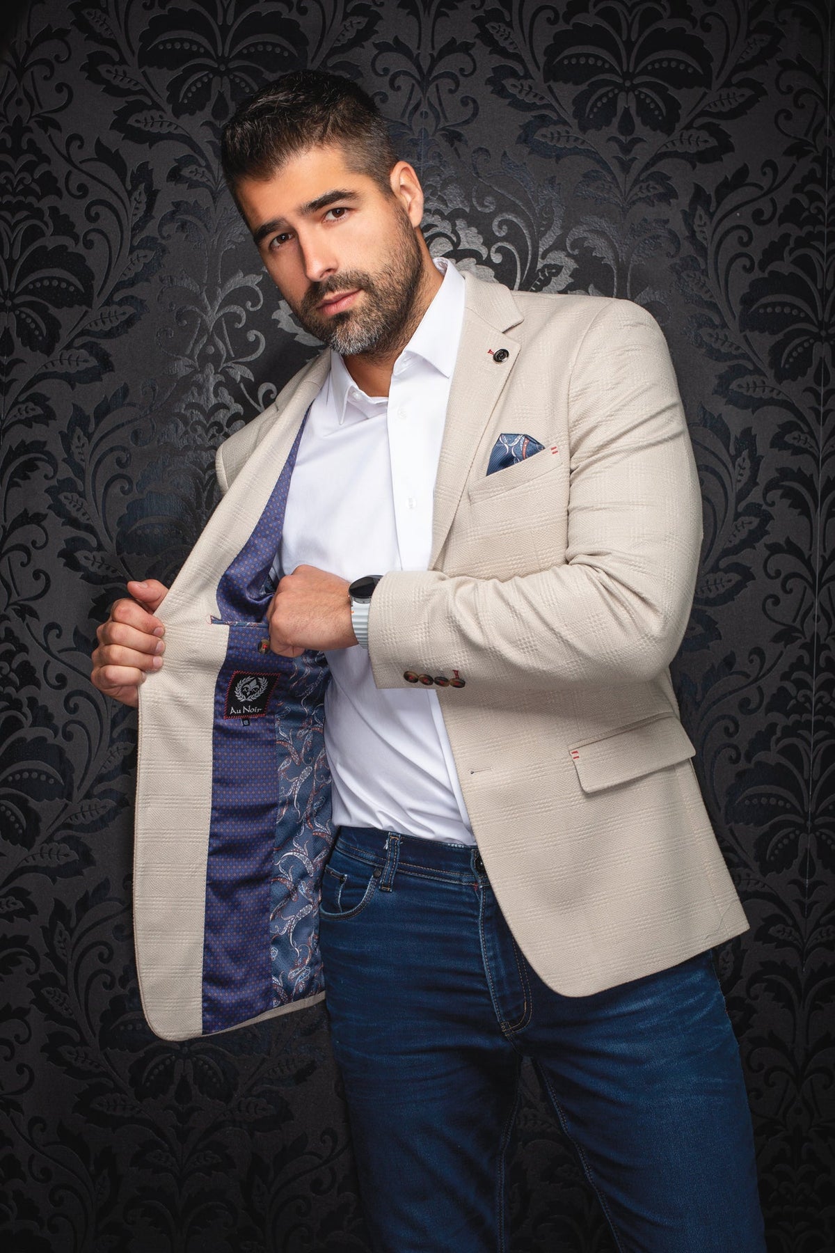 Veston pour homme par Au Noir | HAWKE Pierre | Machemise.ca, inventaire complet de la marque Au Noir
