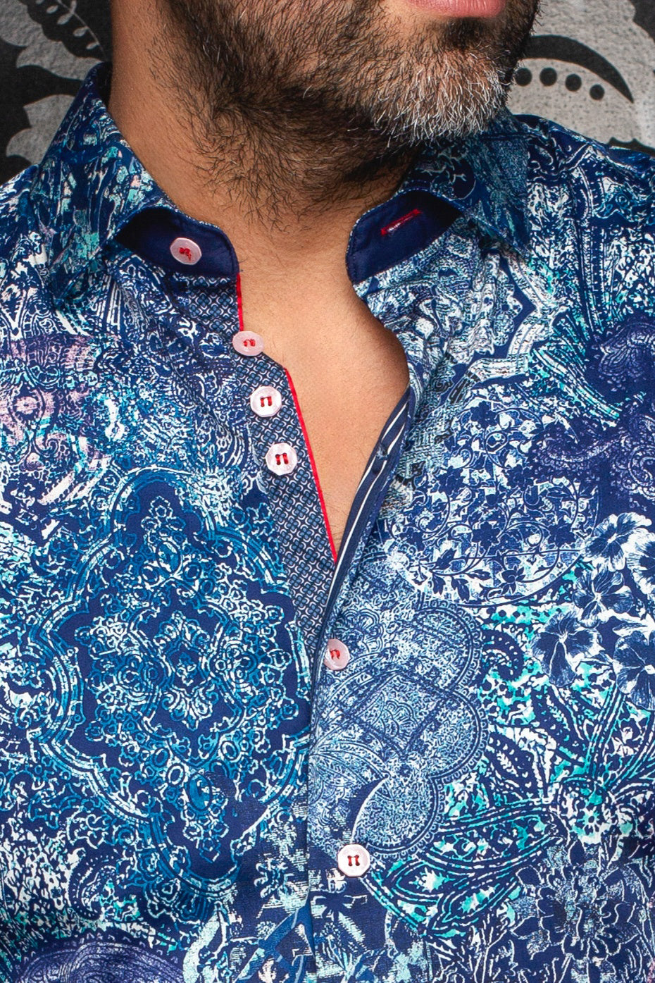 Chemise manches longues pour homme par Au Noir | INDORE Sarcelle | Machemise.ca, inventaire complet de la marque Au Noir