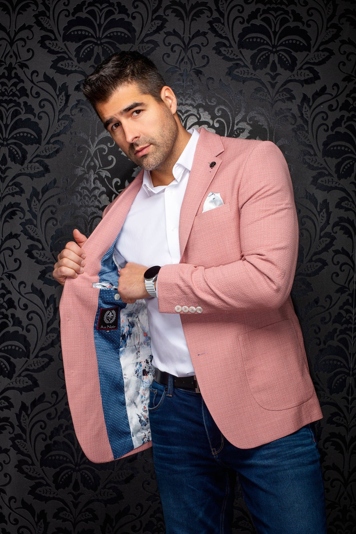 Veston pour homme par Au Noir | JACE Bois De Rose | Machemise.ca, inventaire complet de la marque Au Noir