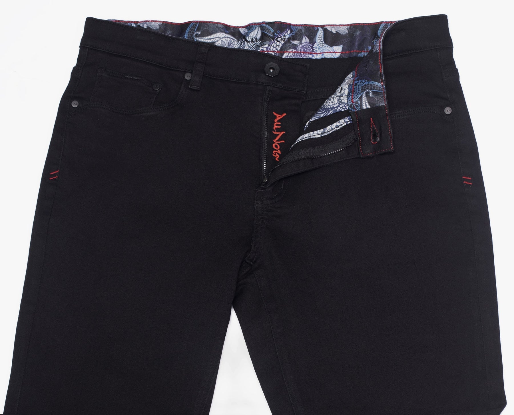 Jeans for men by Au Noir | JOHNNY-SRD Pure Black | Menshirt, complete inventory of the Au Noir brand