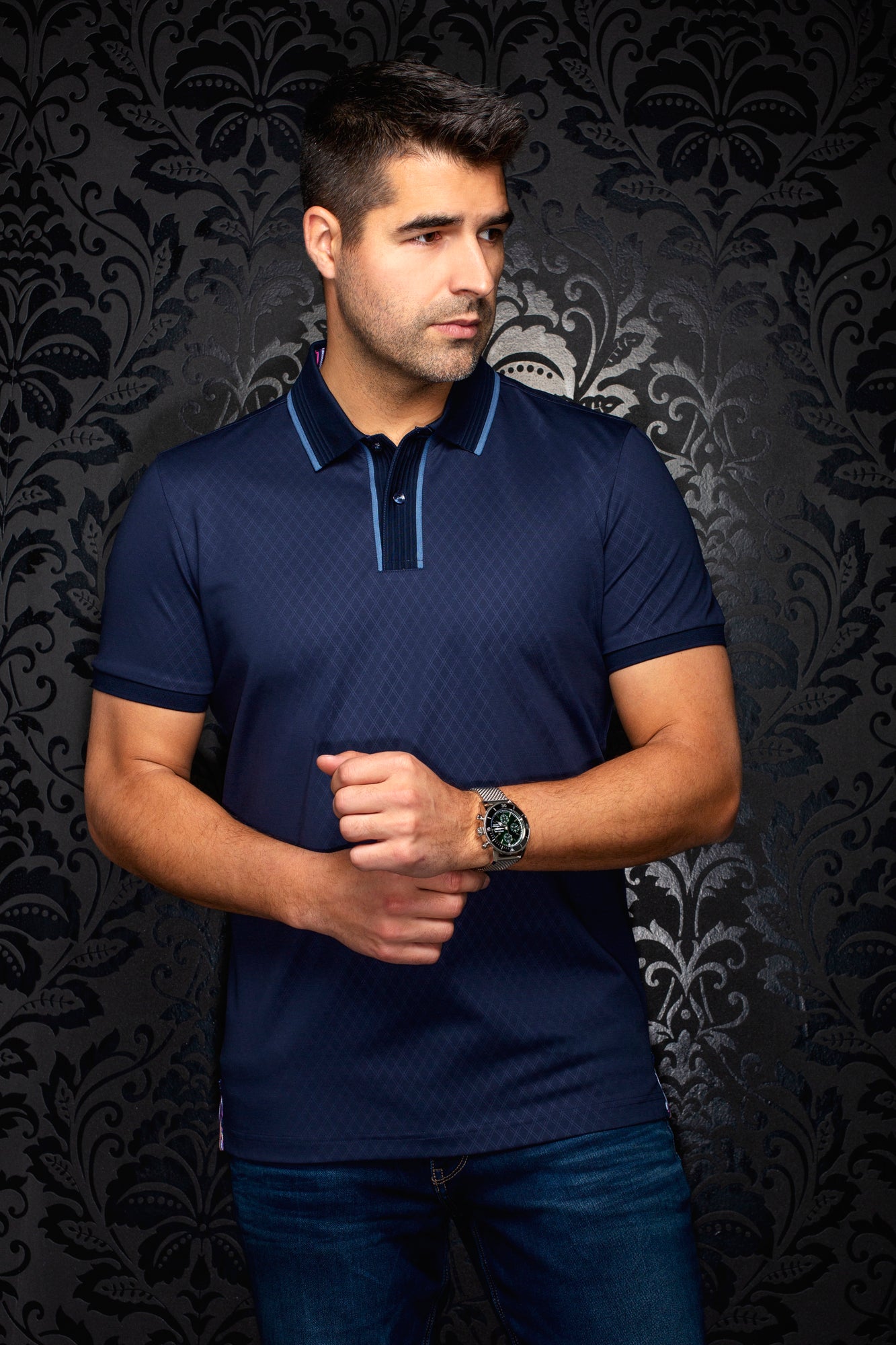 Polo pour homme par Au Noir | KAAN Marine | Machemise.ca, inventaire complet de la marque Au Noir