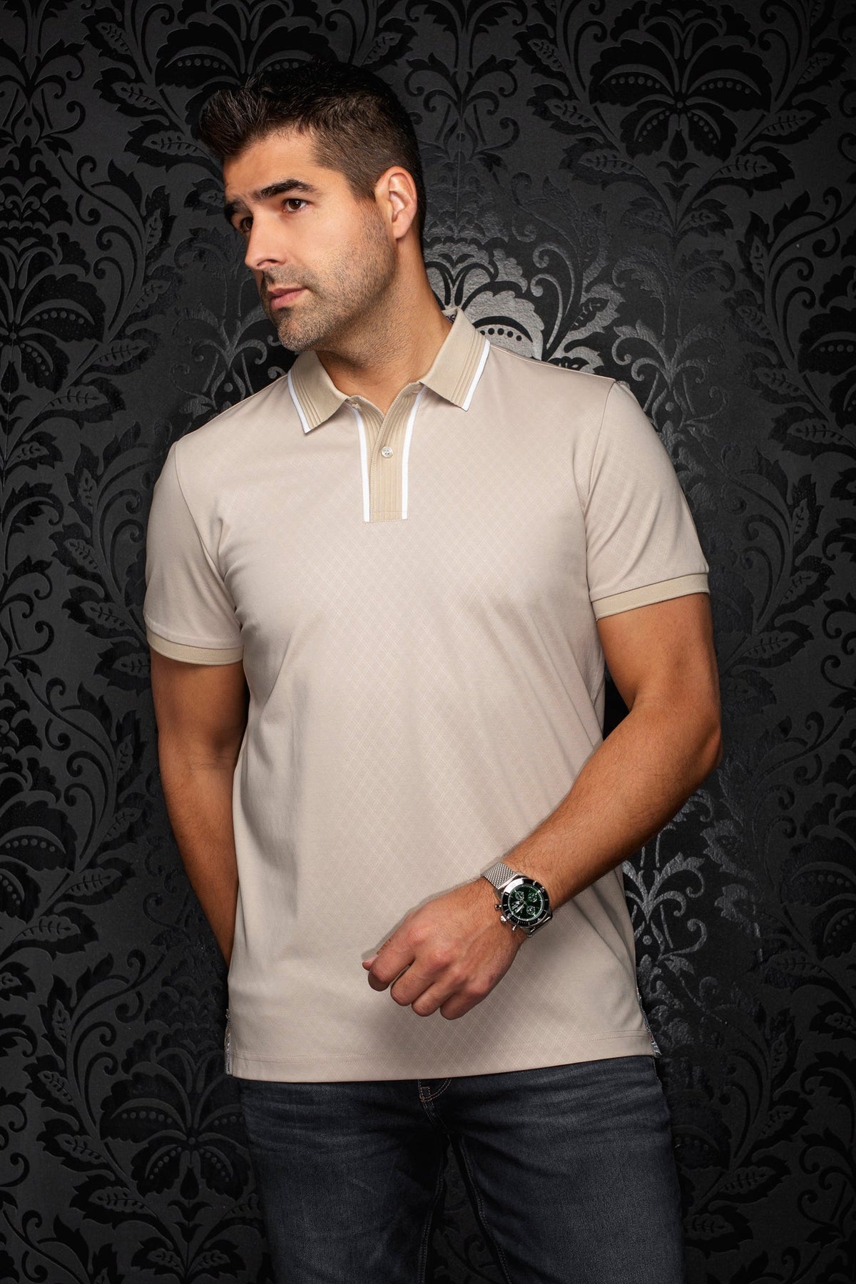 Polo pour homme par Au Noir | KAAN Pierre | Machemise.ca, inventaire complet de la marque Au Noir