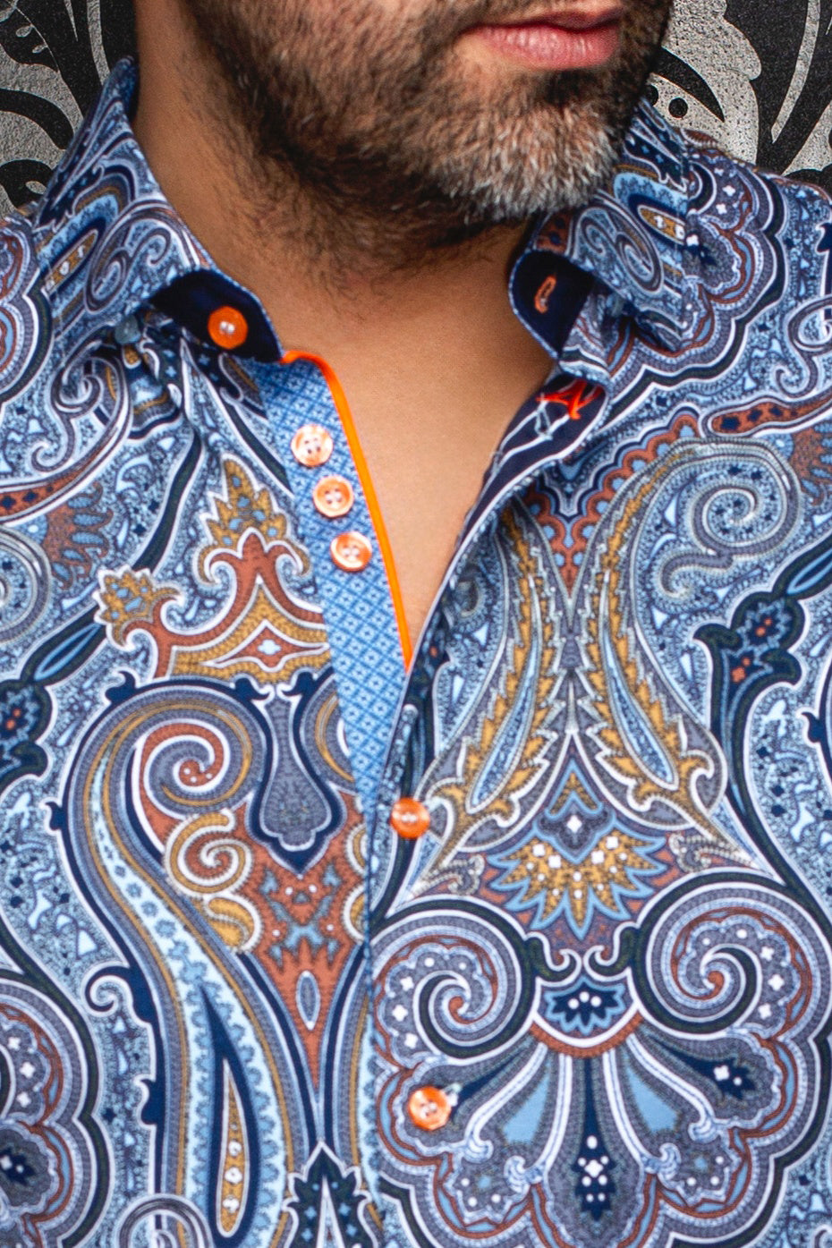 Chemise manches longues en Knit pour homme par Au Noir | MISTWOOD Bleu Clair | Machemise.ca, inventaire complet de la marque Au Noir