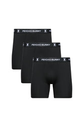 Paquet de 3 boxers pour homme par Psycho Bunny | MO1400006 Noir | Machemise.ca, vêtements mode pour hommes