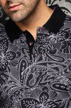 Polo pour homme par Au Noir | MONTEROSSO Noir | Machemise.ca, inventaire complet de la marque Au Noir