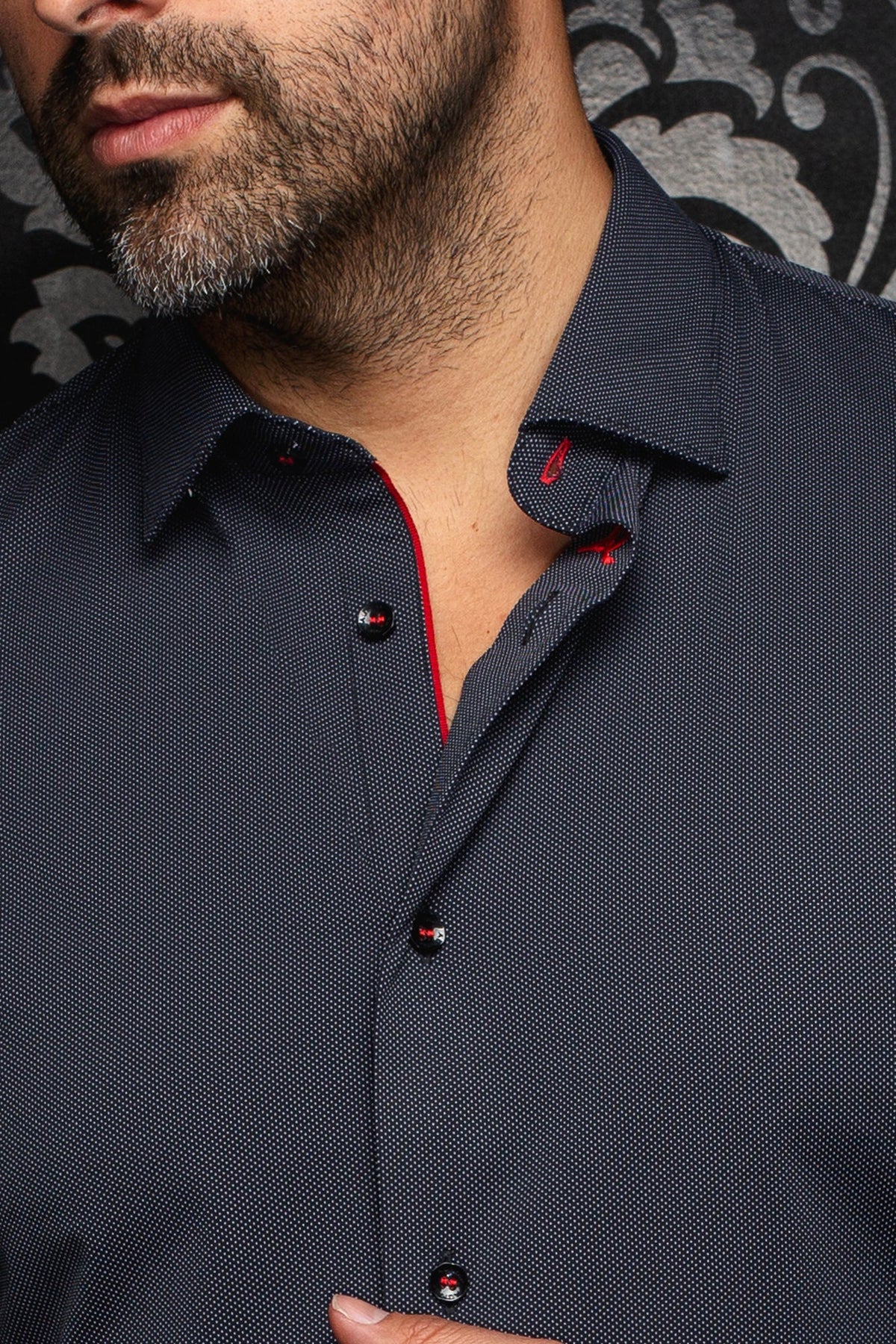 Chemise en nylon pour homme par Au Noir | MONTESSORI Noir | Machemise.ca, inventaire complet de la marque Au Noir