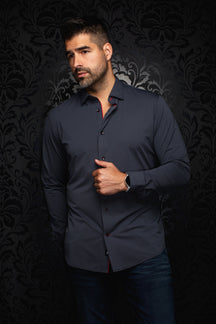 Chemise en nylon pour homme par Au Noir | MONTESSORI Noir | Machemise.ca, inventaire complet de la marque Au Noir